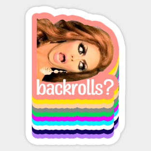 BACKROLLS??? Sticker